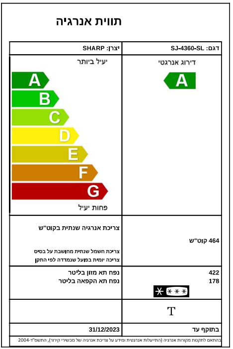 SJ-4360 - שארפ | ראלקו ישראל